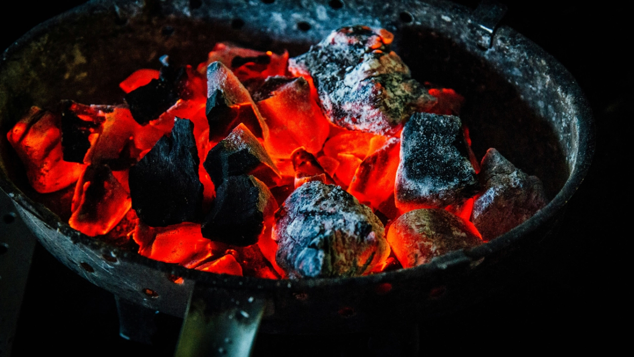 Grillkohle