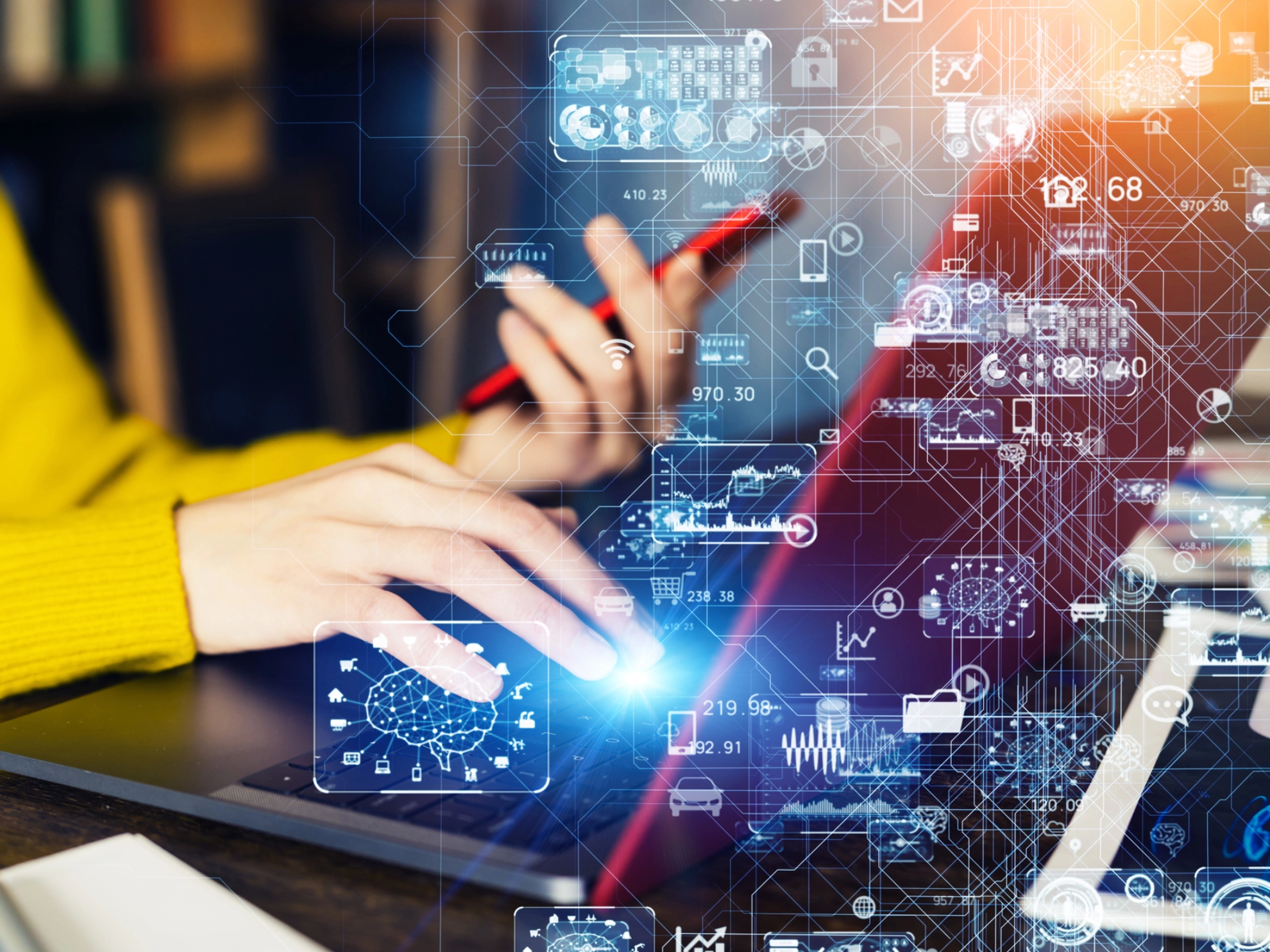 Kommunikationsnetz Künstliche Intelligenz 