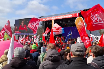 Demozug und Kundgebung zum 1. Mai 