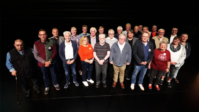 Bereits seit 50 Jahren Mitglied der Gewerkschaft.