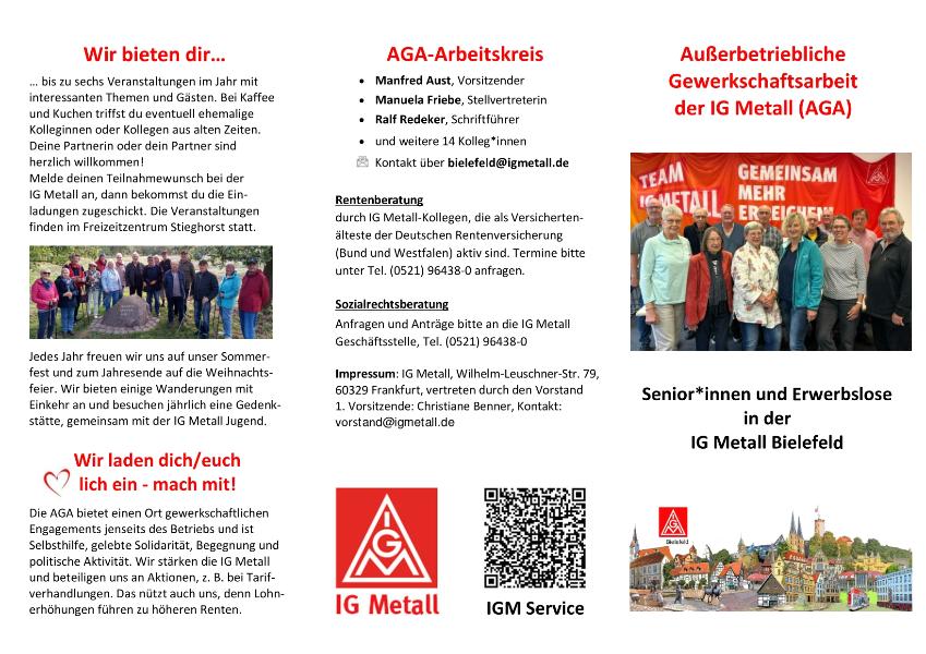 Flyer des AGA