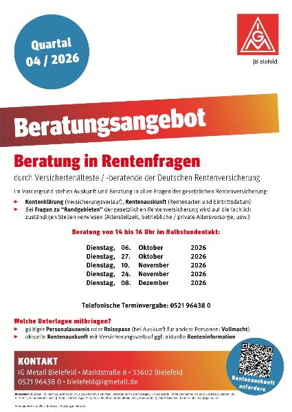 Versichertenberatung Quartal 04 / 2026