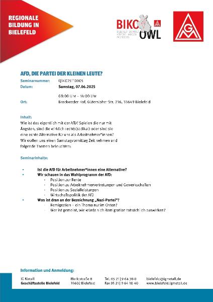 AfD - die Partei der kleinen Leute?, 07.06.2025