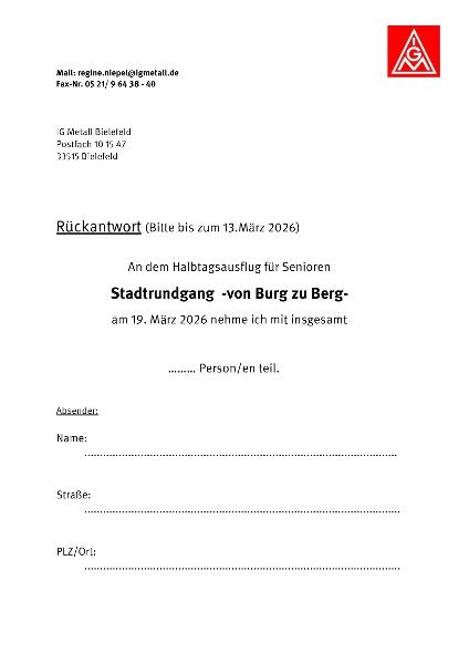 Anmeldung: Von Burg zu Berg
