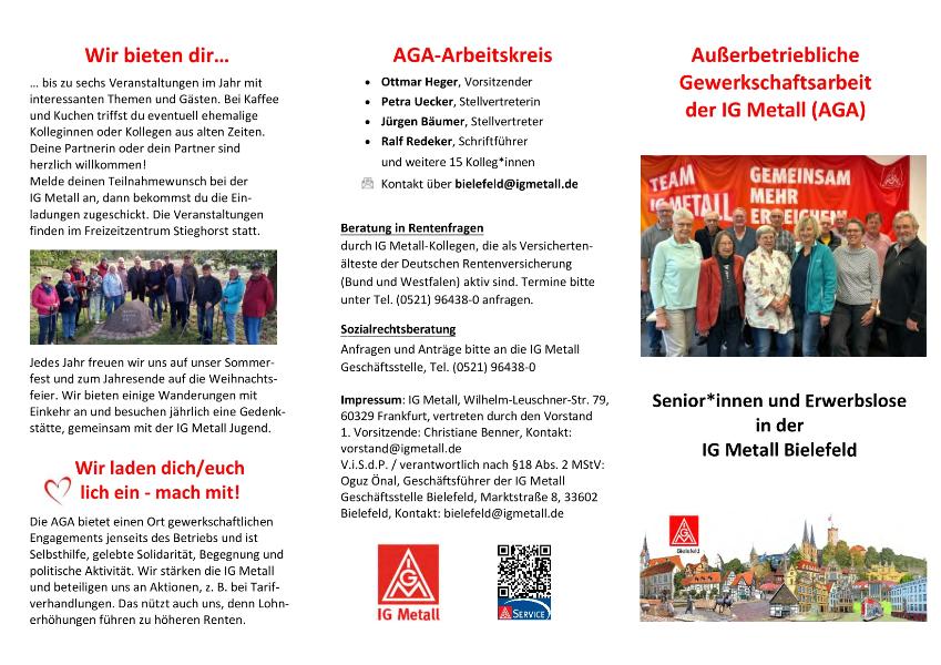 Flyer des AGA
