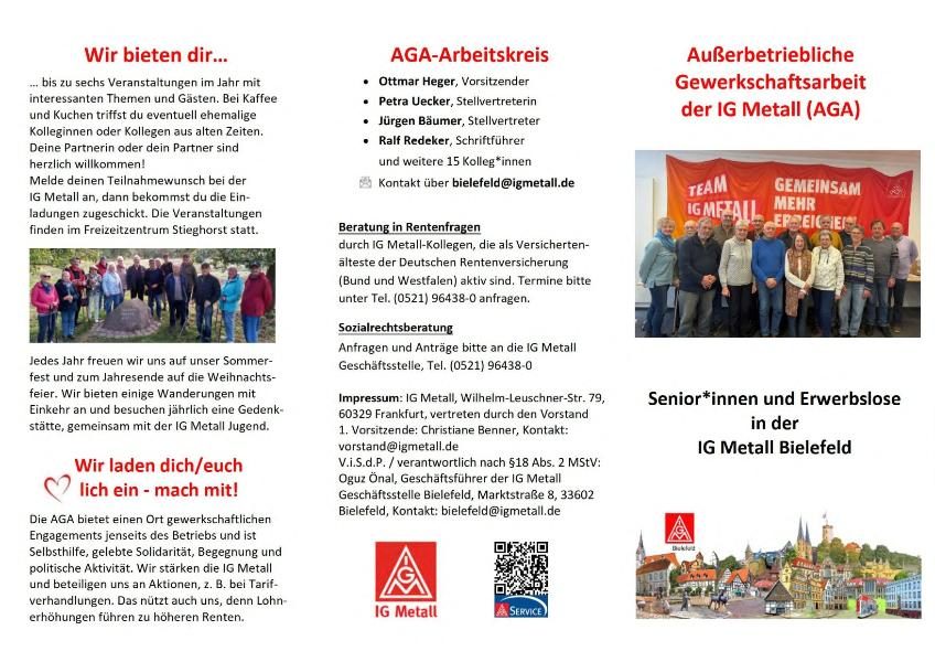Das AGA Info-Blatt herunterladen