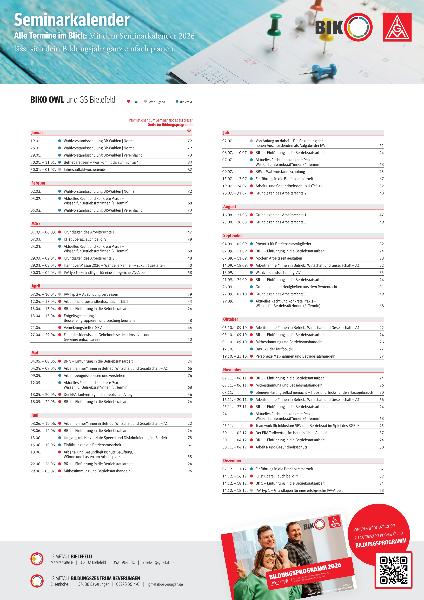Seminarkalender Bielefeld 2026