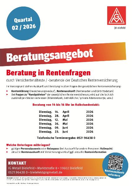 Versichertenberatung Quartal 02 / 2026
